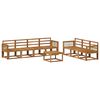 vidaXL Outdoor-Sofagarnitur 8 pcs Natur Massivholz Akazie