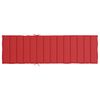 vidaXL Sonnenliegen-Auflage Rot 200x60x3 cm Oxford-Gewebe