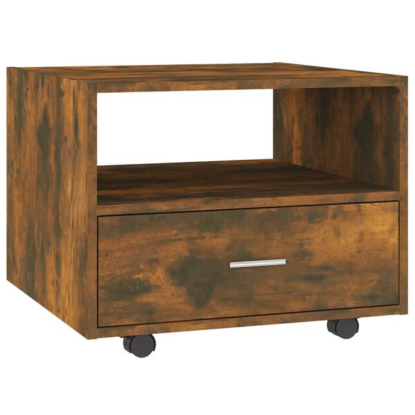 vidaXL Couchtisch R&auml;uchereiche 55x55x40 cm Holzwerkstoff