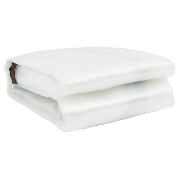 vidaXL Transparente Plane mit Ösen 12x12 m Polyethylen
