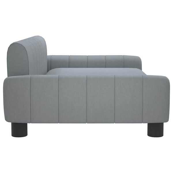 vidaXL Kindersofa Hellgrau 90x53x30 cm Stoff