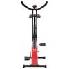 vidaXL Heimtrainer X-Bike Gurtwiderstand Rot