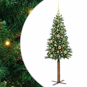 vidaXL Schlanker Weihnachtsbaum Gr&uuml;n 150 cm
