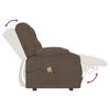 vidaXL 2-Sitzer Massagesessel mit Getr&auml;nkehalter Taupe Stoff