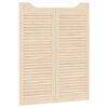 vidaXL Schwingt&uuml;ren 2 pcs Natur Massives Kiefernholz
