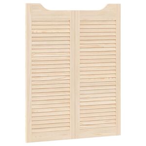 vidaXL Schwingt&uuml;ren 2 stk. 100 x 40 cm Massives Kiefernholz Natur