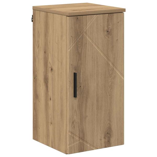 vidaXL Badezimmerschrank Wandmontiert Artisan-Eiche 30 x 31,5 x 61 cm