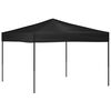 vidaXL Partyzelt Faltbar Schwarz 3x3 m