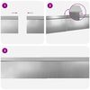 vidaXL Schneckenzauns 8 pcs Silber Verzinkter Stahl