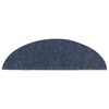 vidaXL Stufenmatten Selbstklebend 30 Stk. 56x17x3 cm Blau Halbrund