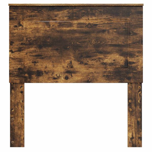 vidaXL Kopfteil Ger&auml;ucherte Eiche Holzwerkstoff