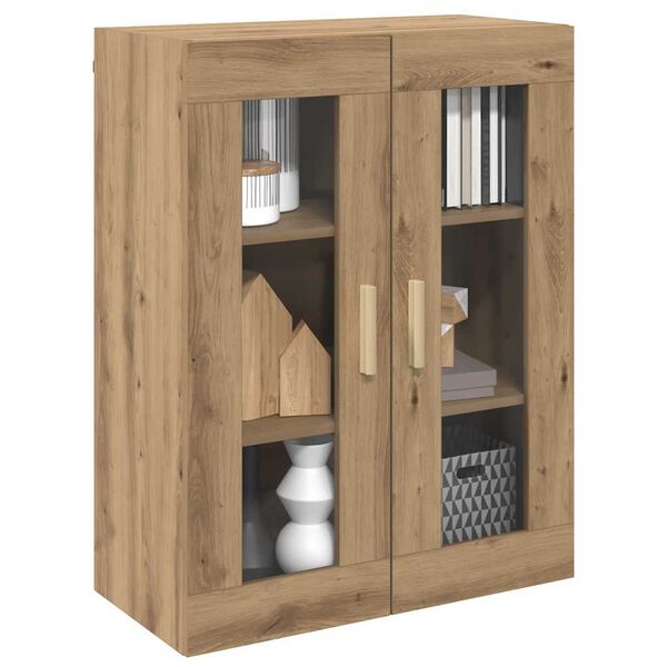 vidaXL Hängeschrank Artisan-Eiche 69,5x34x90 cm