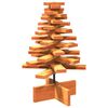 vidaXL Weihnachtsbaum zum Schm&uuml;cken Wachsbraun 60 cm Massivholz Kiefer