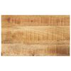vidaXL Tischplatte 40x20x2,5 cm Rechteckig Raues Massivholz Mango