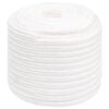 vidaXL Mehrzweck-Allzweckseil 16 mm 50 m Wei&szlig; PP 1560 kg Max. Traglast