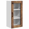 vidaXL Wandglas-Schrank LUCCA Altholz 40 x 31 x 80 cm Holzwerkstoff
