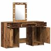 vidaXL Schminktisch mit Speicher Braun 50 x 41 x 135 cm Holzwerkstoff