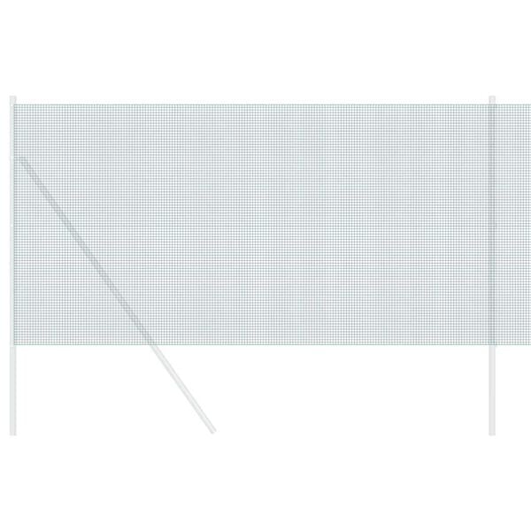 vidaXL Geschweißter Drahtzaun Grün 0,8 x 100 m Stahl