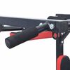 VidaXL Klimmzug- und Dip-Station Schwarz und Rot 89 x 59 x 70 cm