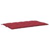vidaXL Gartenbank-Auflage Weinrot 180x(50+50)x7 cm Oxford-Gewebe