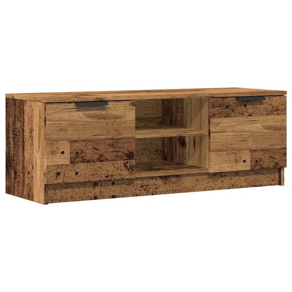 vidaXL TV-Schrank Altholz-Optik 102x35x36,5 cm Holzwerkstoff