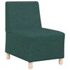 vidaXL Modulares Armfreies Sofa 2 pcs Dunkelgr&uuml;n 55 x 74 x 82 cm Stoff