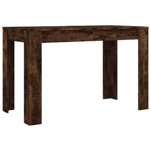 vidaXL Esstisch Räuchereiche 120x60x76 cm Holzwerkstoff