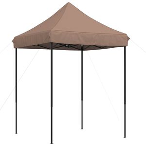 vidaXL Partyzelt 200 x 200 x 306 cm Braun Oxford-Stoff