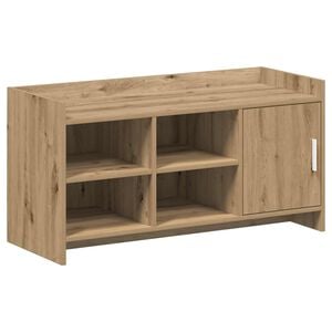 vidaXL Schuhschrank 100 x 39,5 x 51 cm Holzwerkstoff Artisan-Eiche