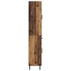 vidaXL Highboard Wandmontiert Altholz 69,5 x 34 x 180 cm Holzwerkstoff