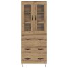 vidaXL Highboard Artisan-Eiche 69,5 x 34 x 90 cm Holzwerkstoff