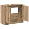vidaXL Badezimmerschrank Artisan-Eiche 63 x 29 x 55 cm Holzwerkstoff