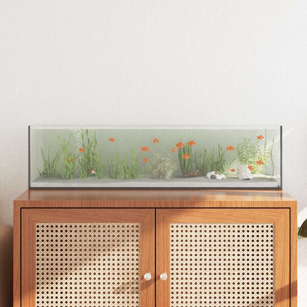vidaXL Aquarium mit Speicher Transparent 80 x 20 x 20 cm Glas