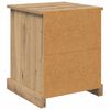 vidaXL Nachttisch 2 pcs Artisan-Eiche 39 x 39 x 47,5 cm Holzwerkstoff