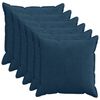 vidaXL Kissenbezug 6 stk. HOUTEN Marineblau 80 x 80 cm Cord