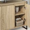vidaXL Badezimmerschrank mit T&uuml;r Sonoma 90 x 30 x 60 cm Holzwerkstoff