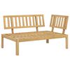 vidaXL Garten-Ecksofa aus Paletten Massivholz Akazie