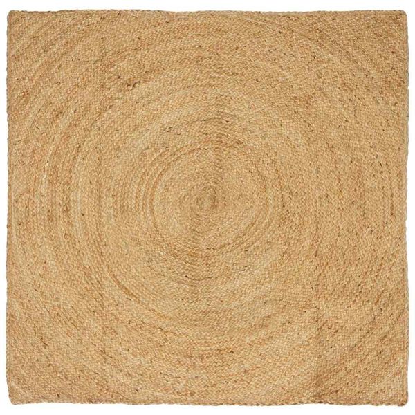 vidaXL Bereichsteppiche Quadratisch Braun 120 x 120 cm Jute