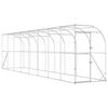 vidaXL H&uuml;hnerstall gegen die Wand Silber 600 x 150 x 215 cm
