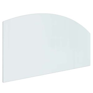 vidaXL Feuerstelle Glasplatte Transparent 120 x 60 cm Glas