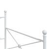 vidaXL Tagesbett ohne Matratze Wei&szlig; 100x190 cm Stahl