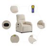 vidaXL Massagesessel Beige Mikrofasergewebe