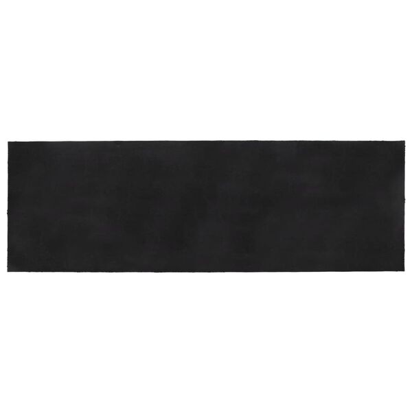 vidaXL Fußmatte Dunkelgrau 100x300 cm Kokosfaser Getuftet