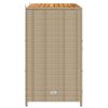 vidaXL Schrank mit T&uuml;r Beige 70 x 50 x 87 cm Polyester und Roly Ratten