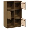 vidaXL Highboard Honigbraun 74x35x117 cm Massivholz Kiefer