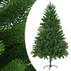 vidaXL K&uuml;nstlicher Weihnachtsbaum Beleuchtung & Kugeln 210 cm Gr&uuml;n