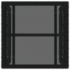 vidaXL Gartenm&ouml;bel-Set mit Kissen 3 pcs Schwarz und Wei&szlig;