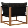 vidaXL Outdoor Ecksofa Massivholz Akazie Natur
