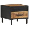 vidaXL Nachttisch 40x40x35 cm Raues Mangoholz