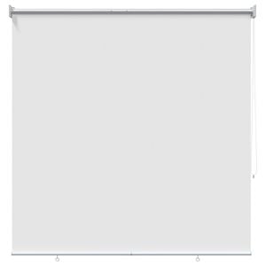 vidaXL Au&szlig;en-Rollos mit UV-Schutz Wei&szlig; 140 x 140 cm